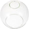 PRETYZOOM Clear Glass Globe Pendant Light Shade Dual Opening Chandelier Replacement Cover