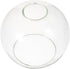 PRETYZOOM Clear Glass Globe Pendant Light Shade Dual Opening Chandelier Replacement Cover