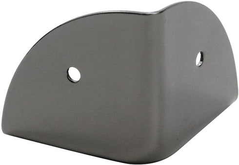 39mm/1.53" 8PCS T Tulead Iron Corner Protectors Black Decorative Box Edge Cover Box Cabinet Edge Safety Guards