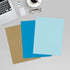 LUXPaper 8.5" x 11" Letter Size Paper, Pastel Blue, 60lb. Text, 500 Qty