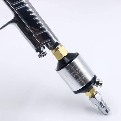Joywayus Water Oil Separator for Air Line, 1/4" NPT Inlet and Outlet, 150PSI Air Tool Accessory