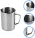 Hemobllo Stainless Steel Beaker, Lab Graduated Beaker with Handle for Liquids and Solids, Scientific Laboratory Supplies