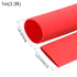 MECCANIXITY Heat Shrink Tubing Kit 2:1 Black Red 5/16" Dia 1/2" Flat 3.3ft Insulation for Electrical Cable Wire