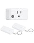 Remote Control Outlet with 2 Remotes, 200 FT Long Range Wireless Light