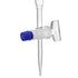25mL 2 Pack 22.5 Inches QWORK Class A Borosilicate Burette with Glass Key Stopcock - Laboratory Grade, Precision