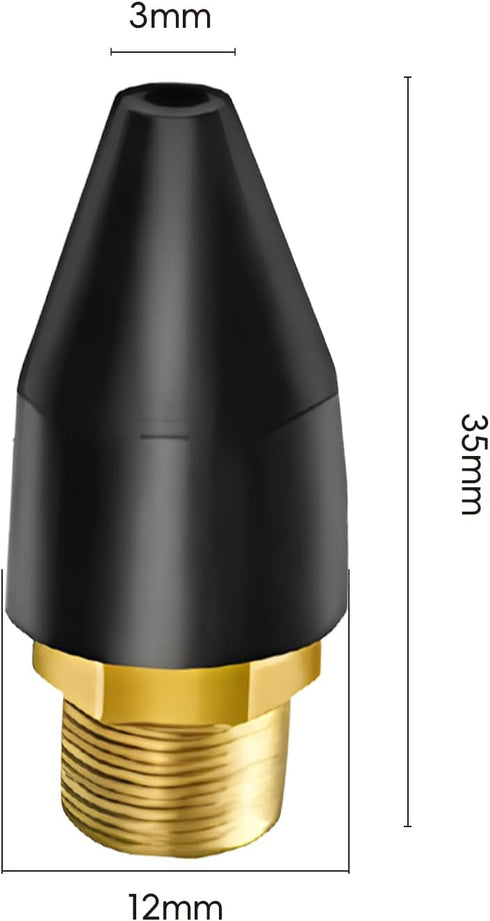 votuyet 6PCS Nozzle Black Rubber Air Tool For Air Tip,which can be used for inflating various items such as balloons