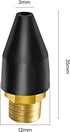 votuyet 6PCS Nozzle Black Rubber Air Tool For Air Tip,which can be used for inflating various items such as balloons