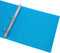 Filexec 1" Frosted Ring Binder, Set of 6 Assorted Colors: Blueberry, Strawberry, Grape, Lime, Lemon, Tangerine