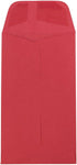 JAM PAPER #5.5 Coin Colored Business Envelopes - 3 1/8 x 5 1/2 - Red Recycled - 50/Pack by JAM Paper