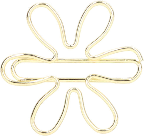 Cute Paper Clips, 100pcs Funny Planner Clips, Innovative Design, Anti Rust Gold Paper Clips for Office, Home, School