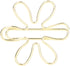 Cute Paper Clips, 100pcs Funny Planner Clips, Innovative Design, Anti Rust Gold Paper Clips for Office, Home, School