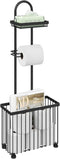 X-cosrack Freestanding Toilet Paper Holder Toilet Tissue Rack Scroll Stand Roll Dispenser with