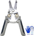 Manual Wire Stripper - 8 Inch Cutout (8 AWG - 22 AWG) Multifunctional Wire Crimping Plier and Cutter Tool
