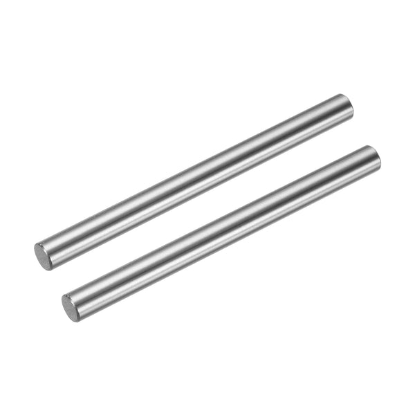 uxcell 2 Pcs Linear Motion Rod Shaft Guide 8mm x 100mm, Case Hardened Steel Chrome Plated