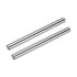 uxcell 2 Pcs Linear Motion Rod Shaft Guide 8mm x 100mm, Case Hardened Steel Chrome Plated