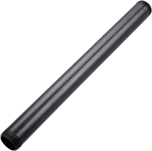 10 Pack 1 Inches x 14 Inches Black Malleable Steel Nipples Fitting, DIY Steampunk Industrial Vintage Style.