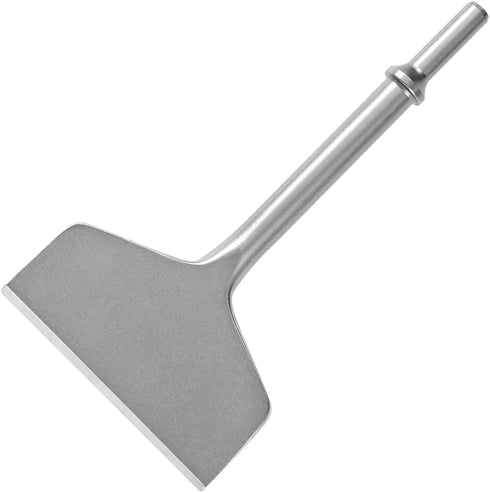 4 Inch Wide Pneumatic Chisel Bit, 0.401 Inch Shank Air Chisel Bit for Tile & Thinset Scaling, Wall and Floor Scraper
