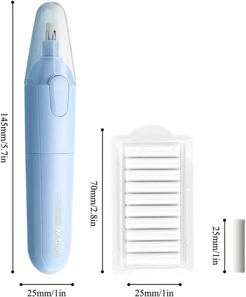 M&G Electric Eraser for Artists, Rechargeable with 60 Eraser Refills, Battery Operated for Drafting and Sketching