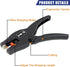 HKS Automatic Wire Stripper Tool - 2 in 1 for 32-7 AWG Wire Stripping & Cutting, Length Range 0.25-1 inch