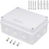 Zulkit Junction Box, ABS Plastic Dustproof Waterproof IP65 Universal Electrical Boxes, 5.9 x 4.3 x 2.8 inch