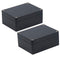 Black ABS Junction Box Waterproof Electrical Enclosure Case (4.53"x3.54"x2.17", 2pcs) Dustproof Project Box