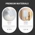 2pcs Zerodeko Modern Linen Drum Lamp Shade Cover for Base Floor Lamps Elegant Natural Design Easy to Clean Handmade