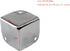 Annakideya 35x35x35mm Pack 16 Chromed Iron Case Corner Protector Metal Box Corner Support Angle Curved Decoration Guard