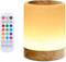 OORUN Touch Bedside Table Lamp,13 RGB Colors & 5 Brightness, USB Rechargeable Desk