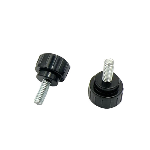 Ulifebet 40Pcs M4 10 mm x Threaded Knurled Thumbscrew, Monitor Screws Vesa Mount Screws Carbon Steel Clamping Knobs