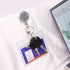 Boutilon Retractable Badge Holder - Lightweight Plastic Badge Reel Card Holder with Key Ring Backing for Nurse,