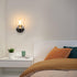 KENMI 1-Light Bathroom Black Vanity Light Matte Black Wall Sconce Vintage with Clear Glass Shade, Hallway Light Fixture