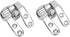 Toilet Seats Hinges, Zinc Alloy Hinge for Toilet Lid Universal Toilet Top Cover Lid Seat Fixings with Screws