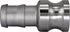 Duda Energy CamPlug-HB075 304 Stainless Steel Cam-and-Groove Pipe Fitting Adapter, 3/4" Cam Lock Plug x 3/4" Hose Barb