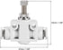 uxcell Air Flow Control Valve, In-line Speed Controller Union Straight, Pneumatic Connector Valve, 6mm Tube Outer Diameter 4Pcs