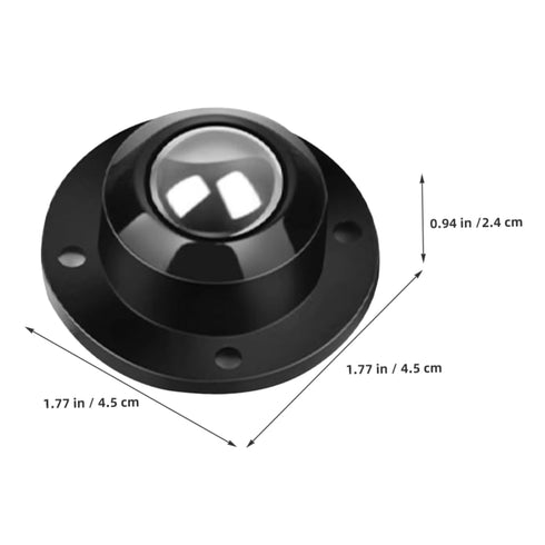 8pcs Zerodeko Mini Swivel Caster Wheels Adhesive Rollers for Furniture Small Appliance Wheels Rolling Carts Stainless