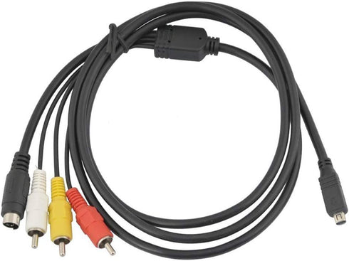 5 Feet/1.5M AV Cable for Sony Handycam Mini DV and DVD Camcorders-Black