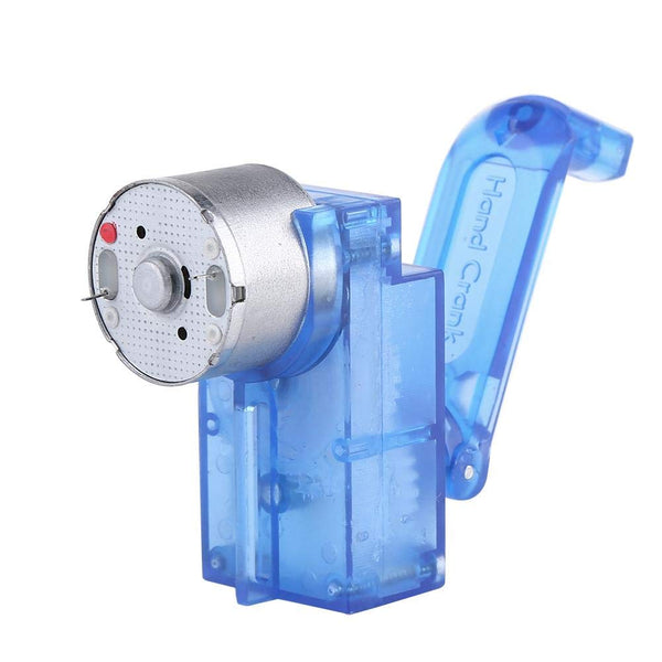 Hand Crank Driven Electricity Generator Mechanical Emergency Power Education Kits Hand Crank