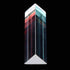 K9 (15x15x87mm) Optical Glass Triangular Prism Crystal Rainbow Maker for Physics Education, Light Spectrum, Photo