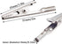 100 pcs Metal Alligator Clips 52 mm for Household Soldering and Electrical Test Tools
