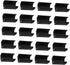 LIFKOME 20pcs U-Shaped Chair Leg Caps Plastic Furniture Feet Covers Non-Slip Floor Protectors for Metal Folding Chairs