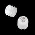 MingQiEven 200 Pack Plastic Hinge Dowel Inserts with Screws, White Dowels Door Hinge for Cabinet Door Drawer Bedside