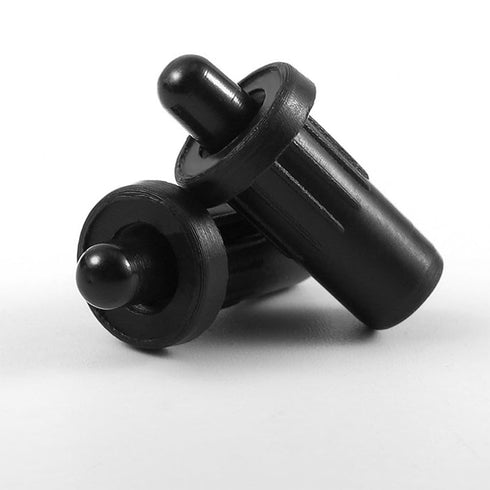 OHEETU 20Pcs Black Plastic Shutter Spring-Loaded Repair Pins Damper Replacement Plantation Shutters Repairing Pin