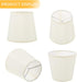 Bulb SEWACC Barrel Lamp Shade Table Lamp Light Cover Clip On Small Shade Desk Cover Replacement for Chandelier Floor