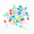 Diffused Len Square LED Kits, 100Pcs 2x5x7 mm Diffused Square Led Diode,