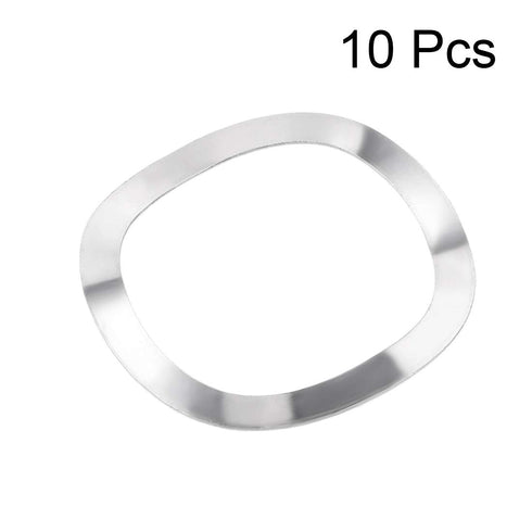 uxcell 10Pcs 304 Stainless Steel Wave Spring Washer for Screw Bolt, 1.06" x 1.34" x 0.02"