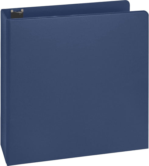 Business Source 16464 Round Ring Binder, w/ Pockets, 2-Inch , Dark Blue by Business Source