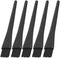 1.5 x 0.5cm Black Plastic Round Handle Anti Static ESD Brush 5 Pcs by WAFJAMF
