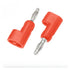 Qingdinu 40PCS 4mm Banana Plug Pin Copper Electrical Connector Adaptor Connecting Bending L