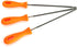 3pcs Chainsaw Chain Sharpening File Set, Chainsaw Files Sharpener with Plastic Handle for Woodworking