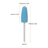 10pcs Rubber Polishing Bit, Silicone Buffing Wheels 2000 Grit for Electric Grinder Rotary Tool